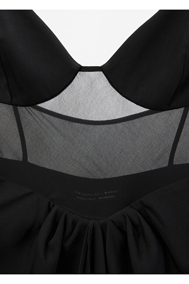 Siyah Kadın Elbise 57079113 - 8