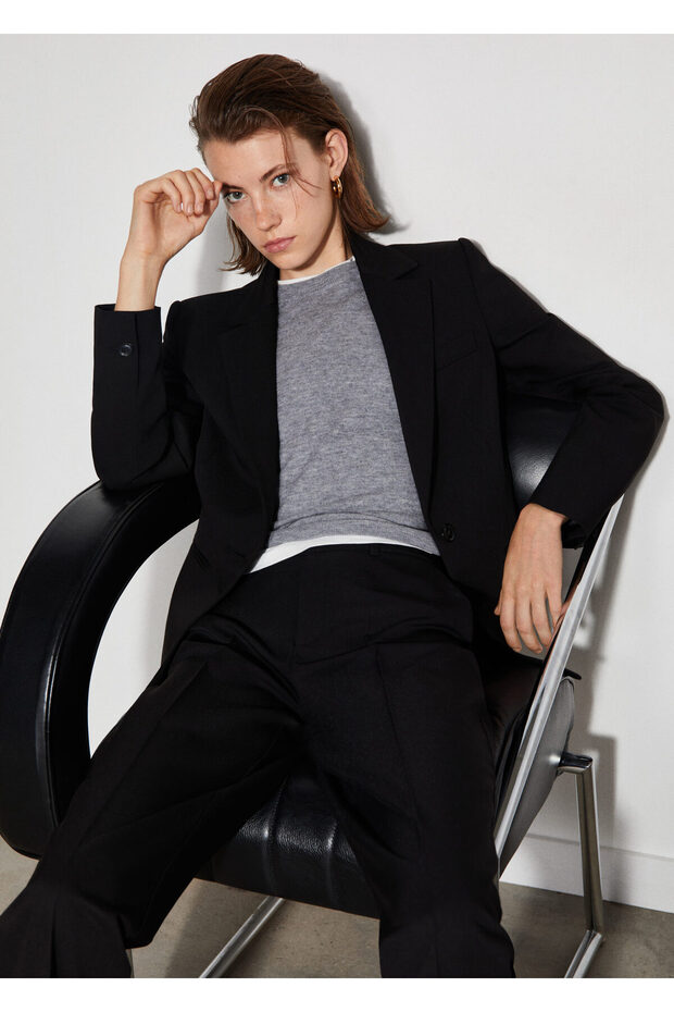 Siyah Kadın Blazer 57040365 - 11