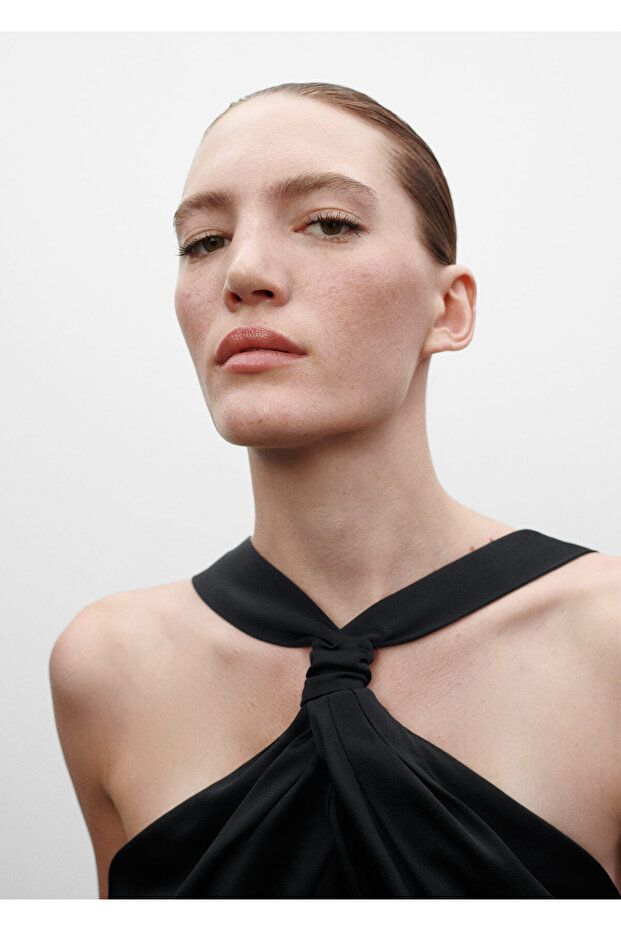 Siyah Kadın Elbise 57089115 - 5