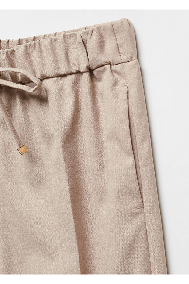 Beigefarbene Damenhose57026717 - 6