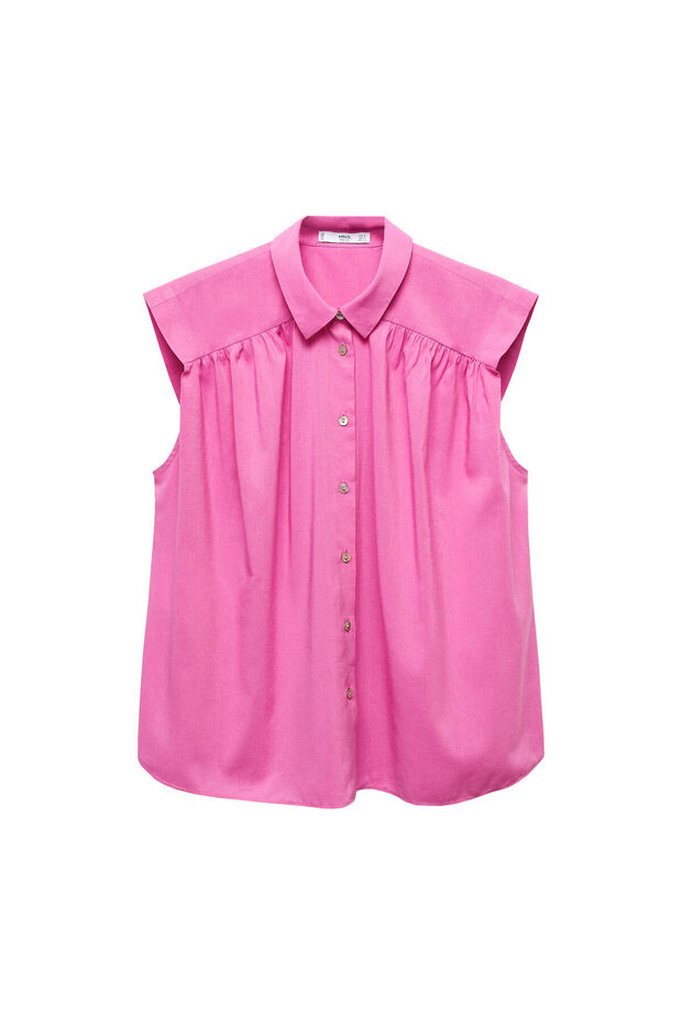 Pembe Kadın Gömlek 57042892 - 4