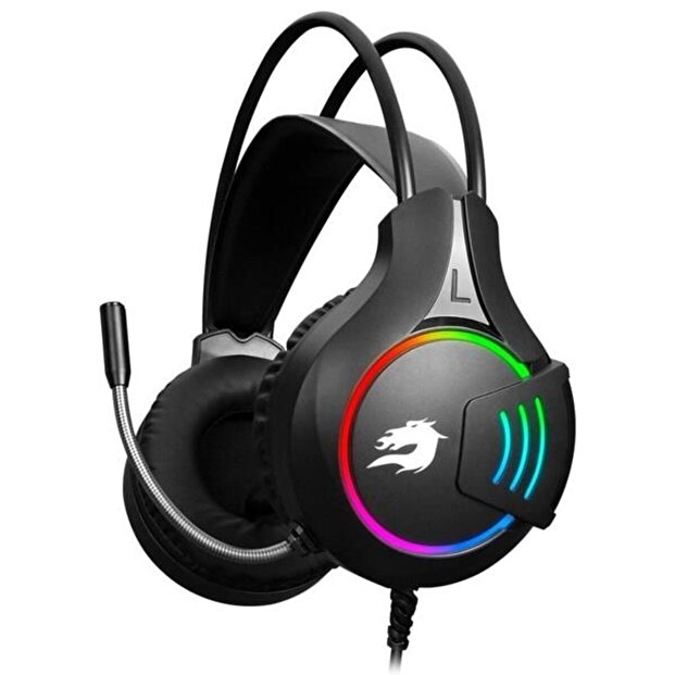 H001 سماعة رأس ستيريو USB Rainbow للألعاب حيوية