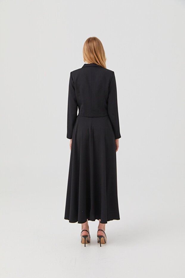 Etek Ceket Takım Siyah - 6