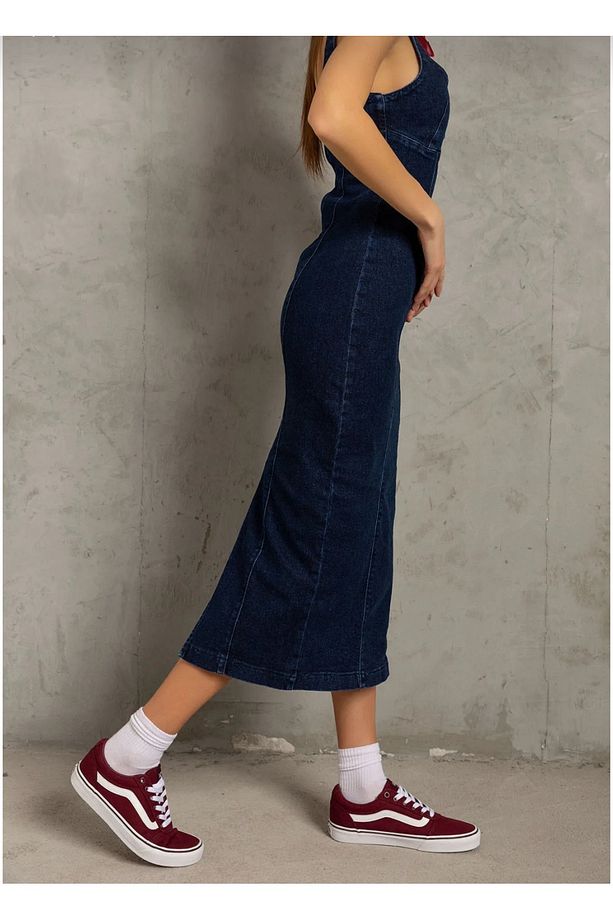 Kot Elbise Midi Boy - 8