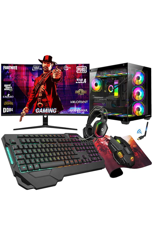 Proxima X10 i5 10400F 16GB DDR4 1TB NVMe M.2 SSD RTX3050 8GB 24" 180Hz Oyuncu Masaüstü Bilgisayarı - 1
