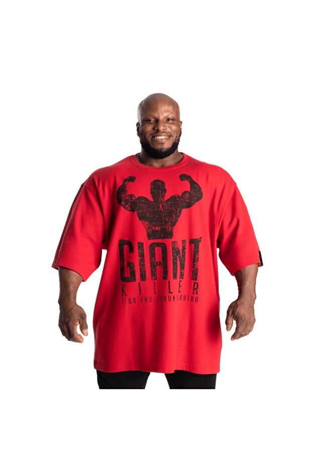 Giant Killer Iron Tee, Chili Red - 1