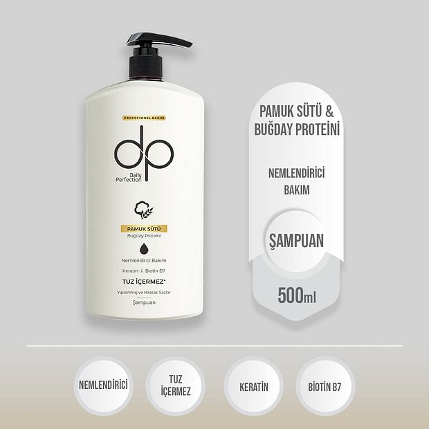 1 Adet Pamuk Sütü Buğday Proteini 500 ml 1 Adet Çam Terebentin Saç Kremi 500 ml - 2
