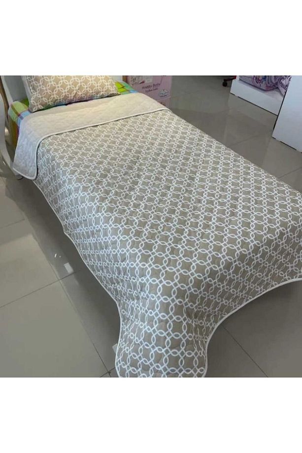 TEK KİŞİLİK ÇİFT YÖNLÜ ÇOK AMAÇLI YATAK ÖRTÜSÜ - 2