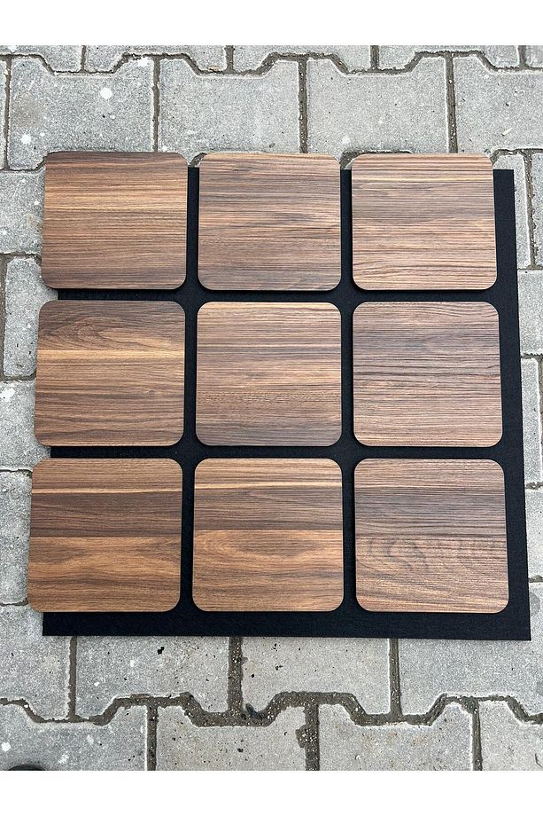 Kare Akustik Panel MDF 1 Adet (60x60) - 1