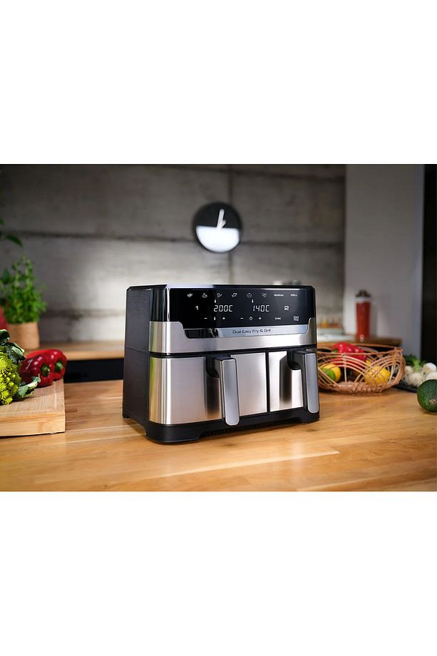 Inox Premium 8 Programlı Çift Hazneli Yagsız Fritöz 8.3L Dijital Tarif Kitapcıklı - 1