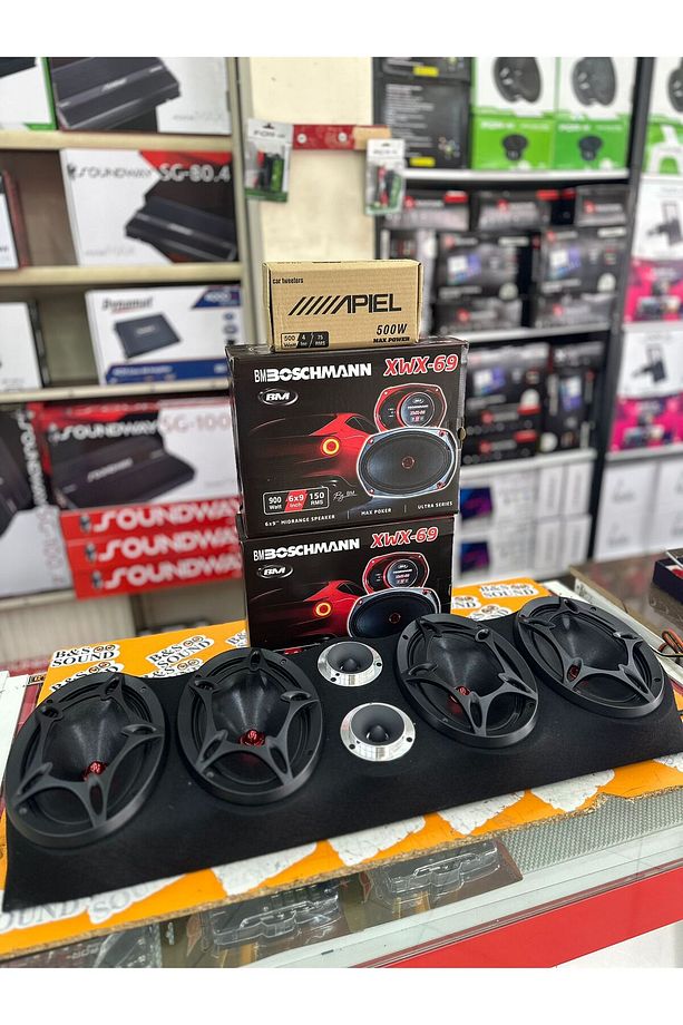 4 ADET OVAL MİDRANGE 2 ADET 10 CM  DOM TWETTER UNİVERSAL PANDİZOT - 1