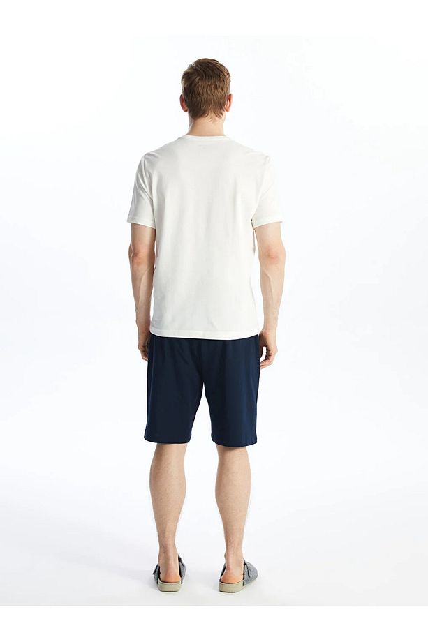 LCW DREAM Standart Kalıp Erkek Şortlu Pijama Takımı - 3