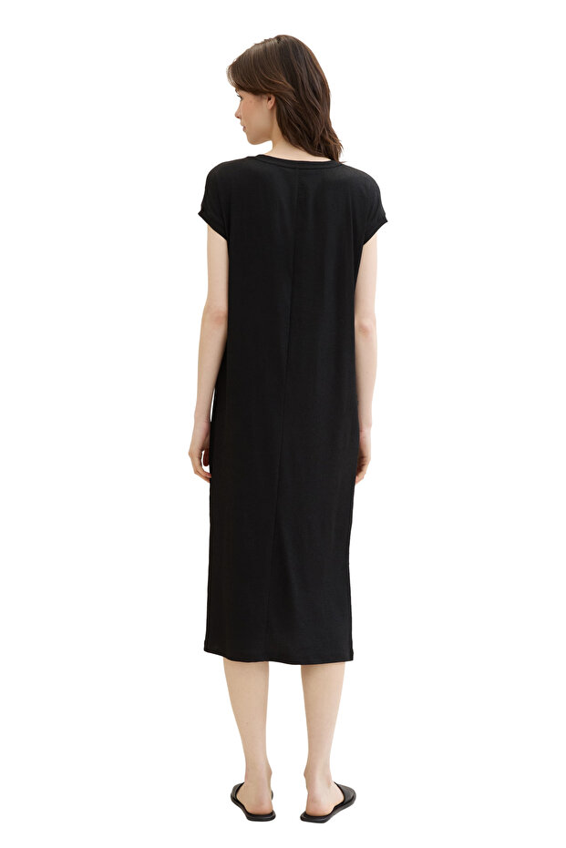 μίντι μπλουζάκι φόρεμα - 3