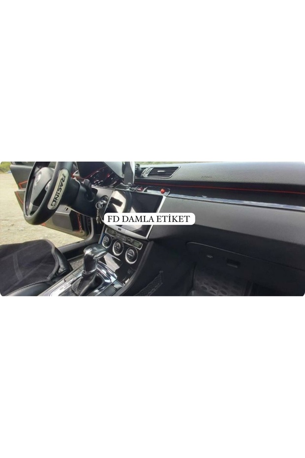Volkswagen Passat B6 Dashboard, Console, Trim, and Insole Cover Set, Piano Black Color, Special Design