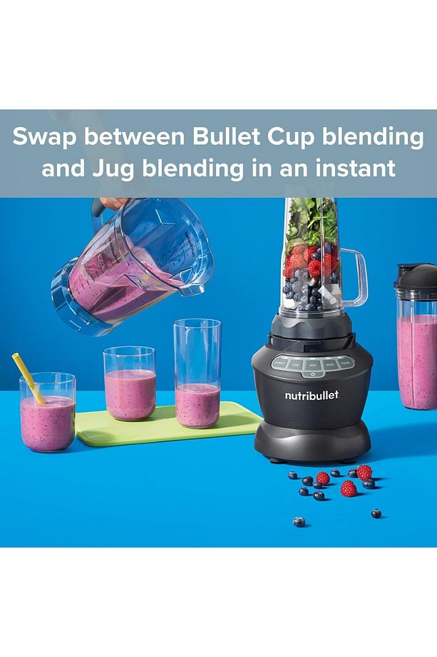 Sıcak ve Soğuk Blender Combo Kömür Grisi - 1200W Güçlü Taban, 3 Farklı Boyutta Bardak - 3