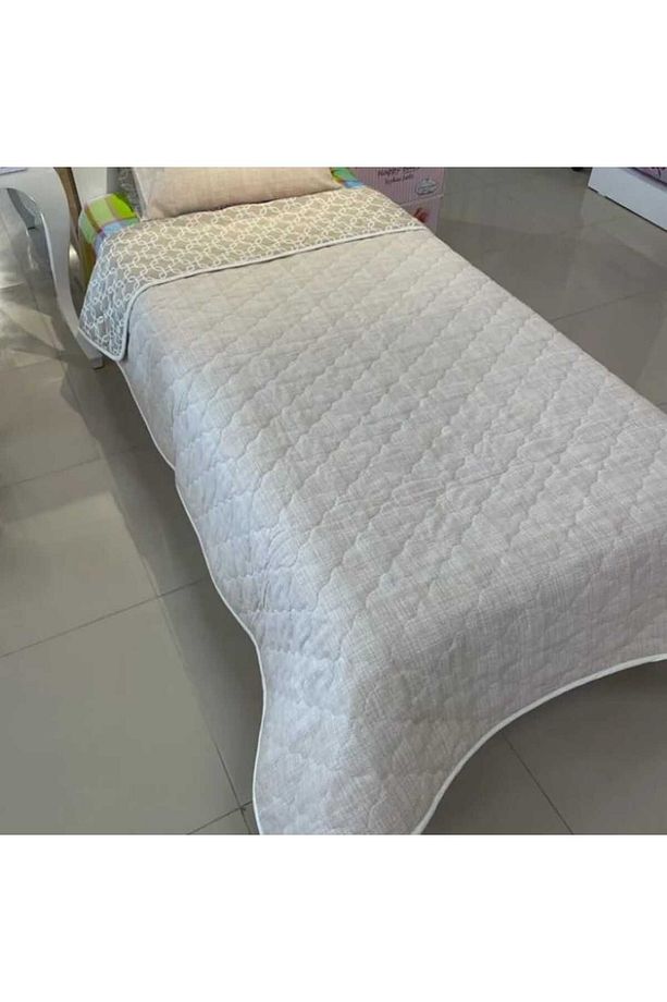 TEK KİŞİLİK ÇİFT YÖNLÜ ÇOK AMAÇLI YATAK ÖRTÜSÜ - 1