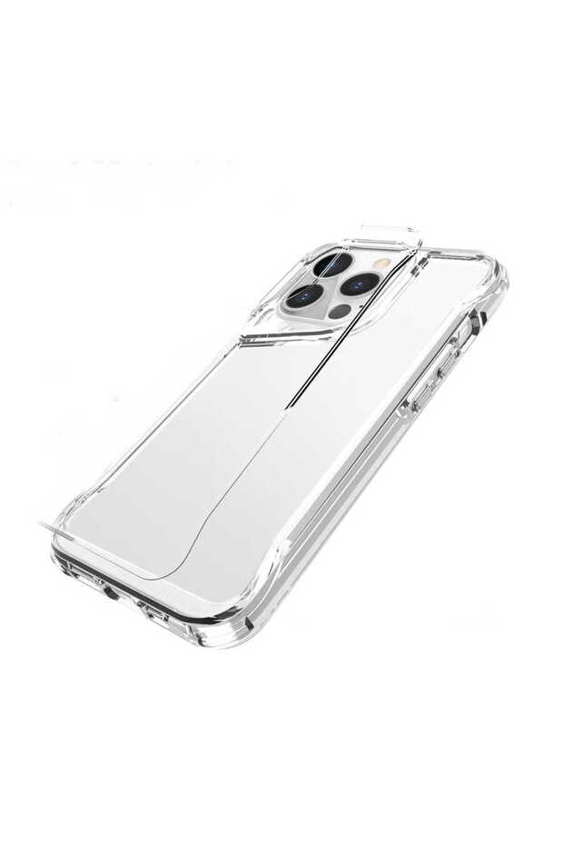 حافظة ALT T-Max متوافقة مع هاتف iPhone 13 Pro Max - عديمة اللون - 4