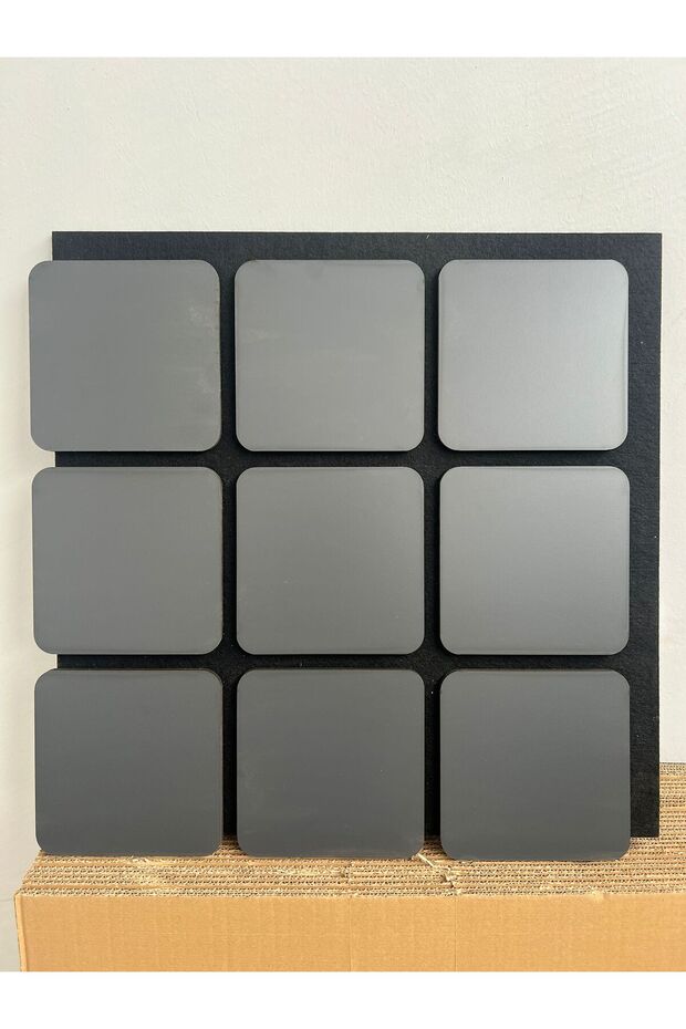 Kare Akustik Panel MDF 1 Adet (60x60) - 1