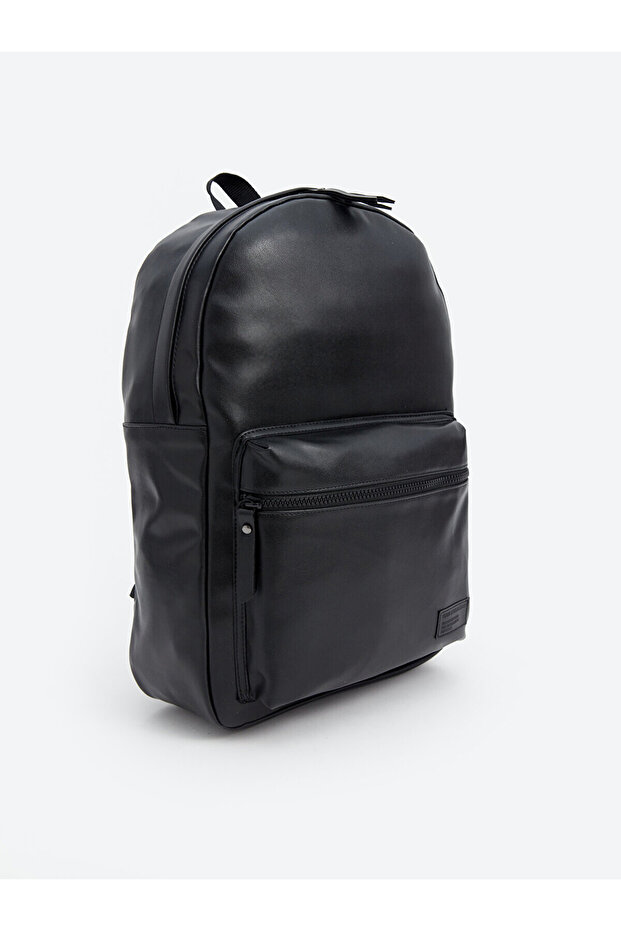 Deri Görünümlü Erkek Sırt Çantası - 2