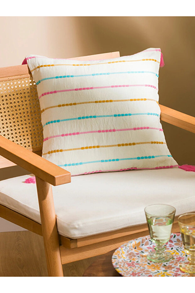 LCW HOME Tasseled Cushion Cover 45x45 cm