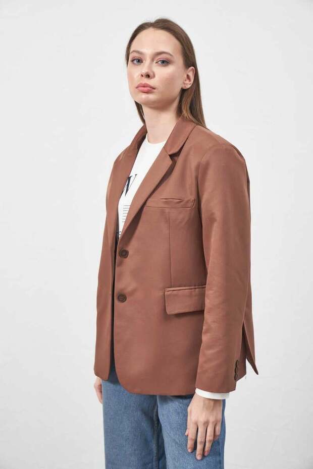 سترة بليزر بني - 6