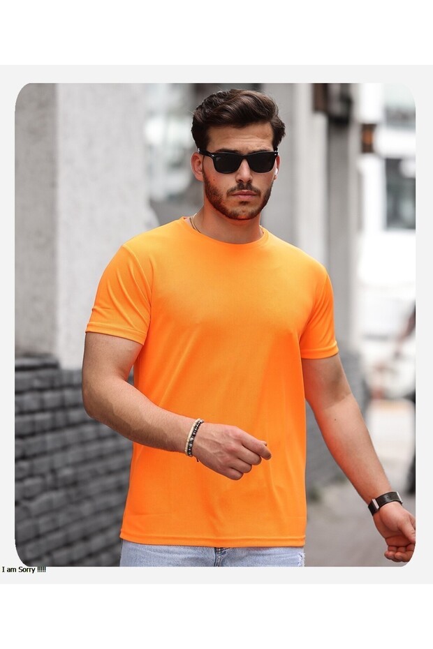 Mens Style Micro Crew Neck T-Shirt