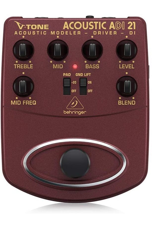 Adı21 V-tone Profesyonel Akustik Gitar Için Pedallı Preamfi Dı-box - 1