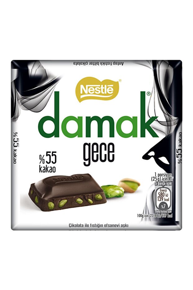 Damak Gece Kare Çikolata 65 Gr - 1