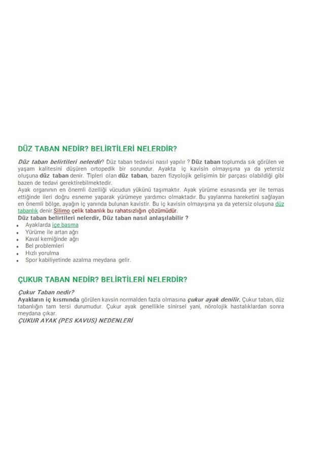 İçe Basma İçin Çelik Tabanlık Ortopedik Çelik Taban Desteği Düz Tabanlar İçin Çelik Destekli Taban - 6