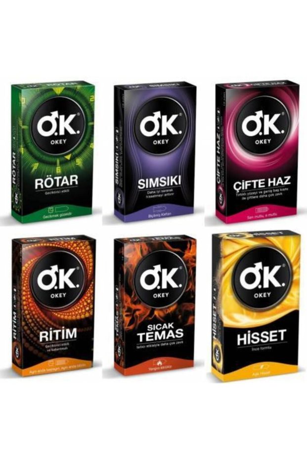 Okey Prezervatif 6'lı Set