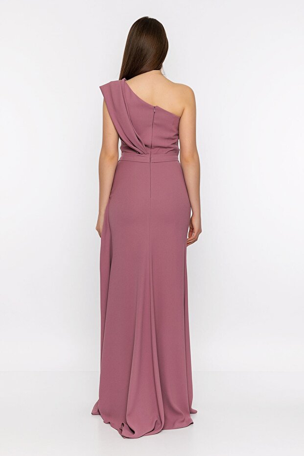 Tek Omuz Yırtmaçlı Abiye - 5