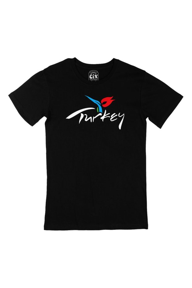 Unisex Türkiye Tourism Laleli Black T-Shirt