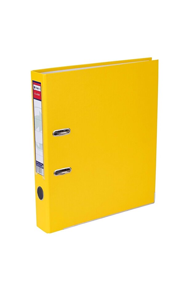 Plastic Folder Narrow Yellow - 1