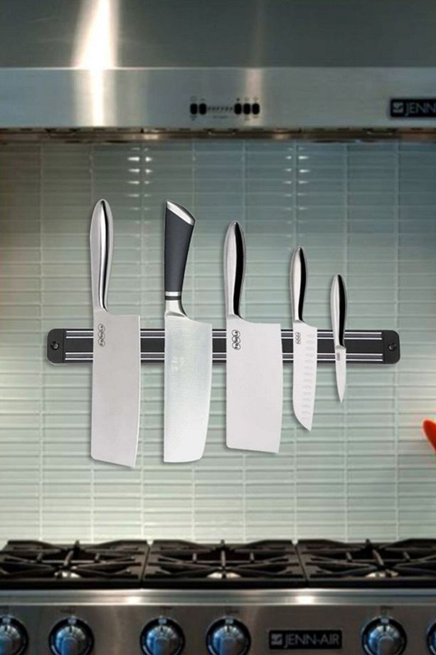 Mıknatıslı Bıçak Askısı Kepçe Tutucu Mıknatıs Askılığı 33 Cm - 3