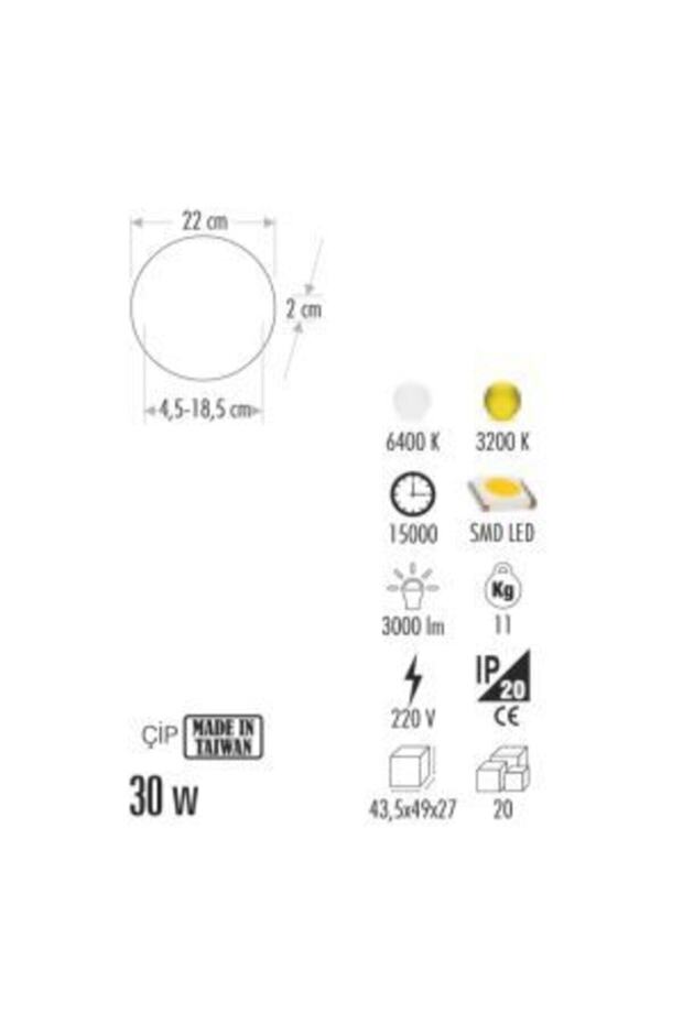 Ct5663 Xplus Led Panel 30 W Ayarlanabilir Ölçü - 2