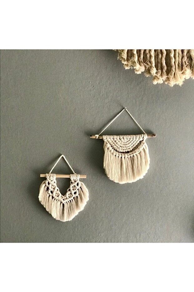 Macrame Tiny Wall Ornament - 1