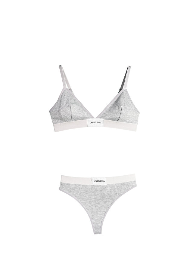 Üçgen Bralet String Tanga Takım
