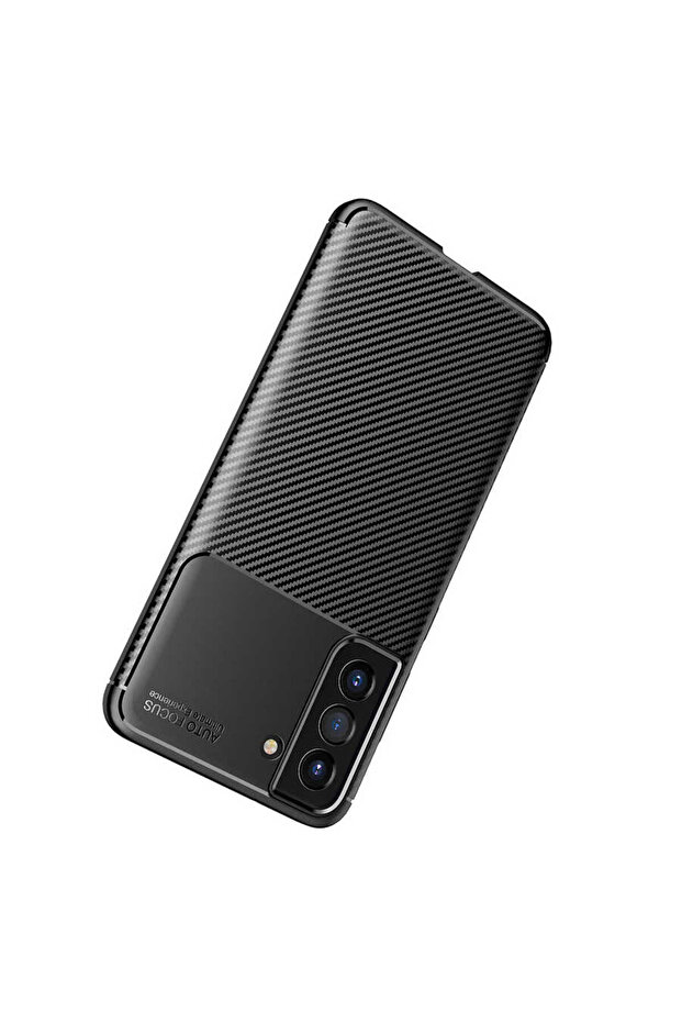 حافظة سيليكون سوداء متوافقة مع هاتف Galaxy S21 FE - 3