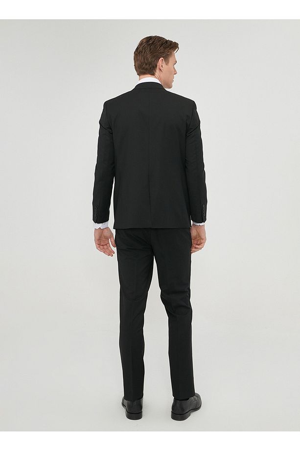 Altınyıldız Classics Normal Bel Regular Fit Siyah Erkek Takım Elbise 4A3010000007 - 4