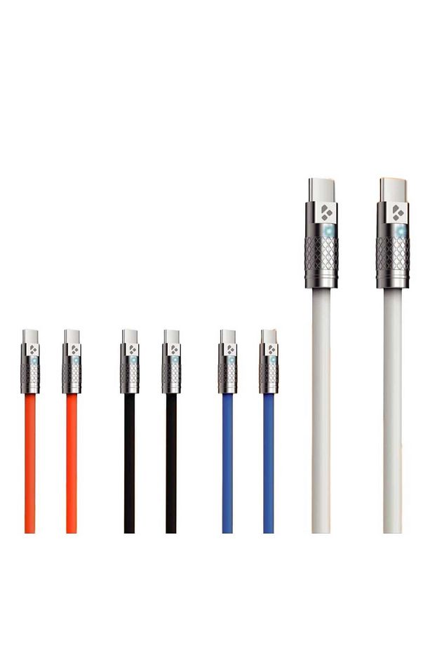 ŞARJ KABLOSU 100 W SÜPER HİZLİ VE DAYANIKLI YENİ NESİL TYPE-C ÇIKIŞLI VE TYPE-C GİRİŞLİ 4 RENK - 5