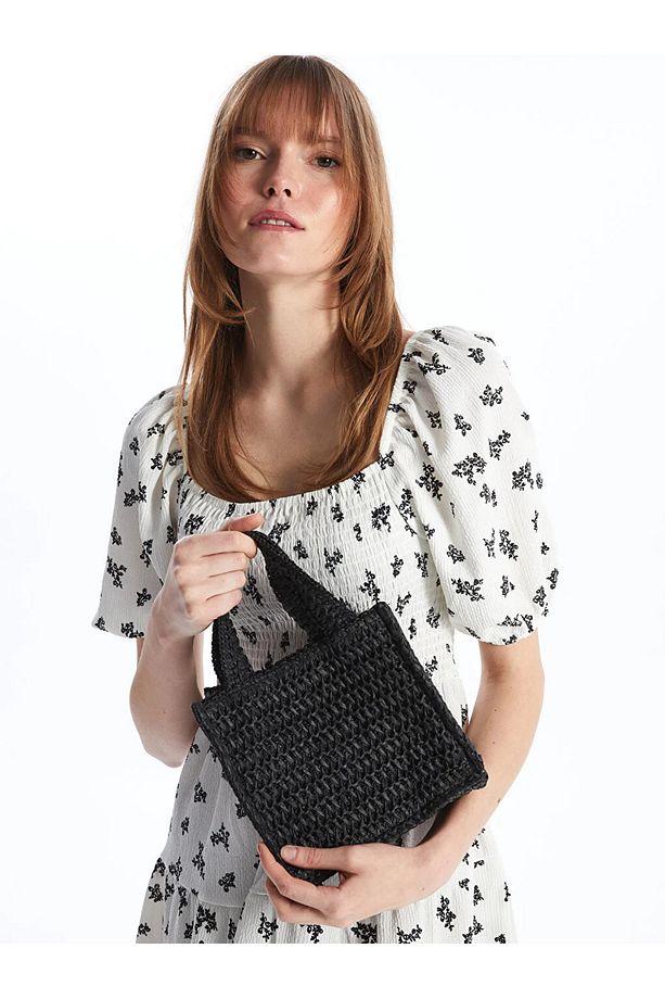 LCW ACCESSORIES Kadın Hasır El Çantası - 1
