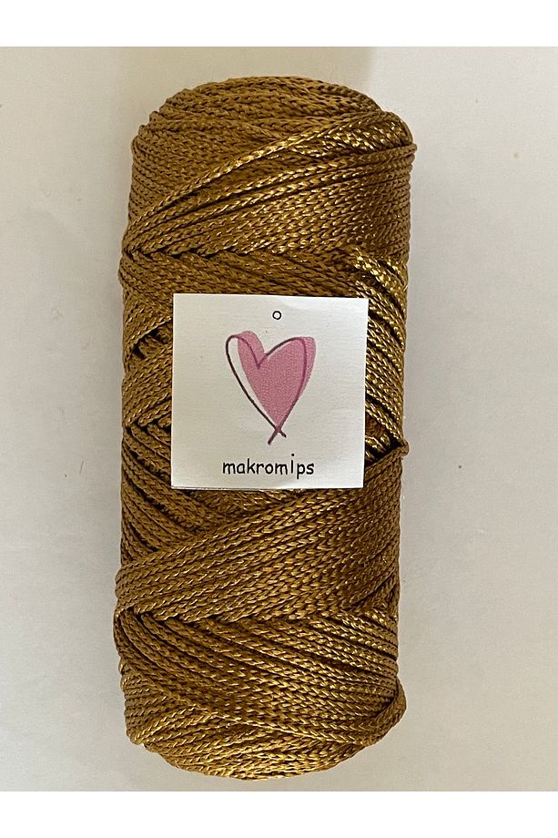 PREMIUM POLYESTER 100 gr 1,5mm MAKROME İPİ SUPLA ÇANTA HOBİ EL ÖRGÜ İP - 3