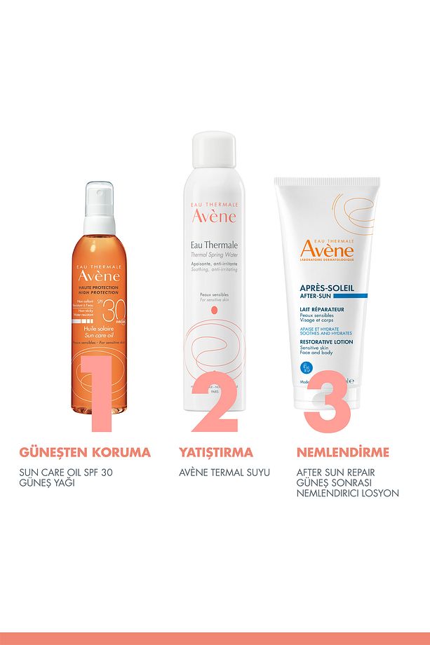 Güneş Yağı SPF 30+ Tüm Cilt Tipleri İçin Uygun Vücut Yağı 200 ml 2 Adet DkHairCenter - 6