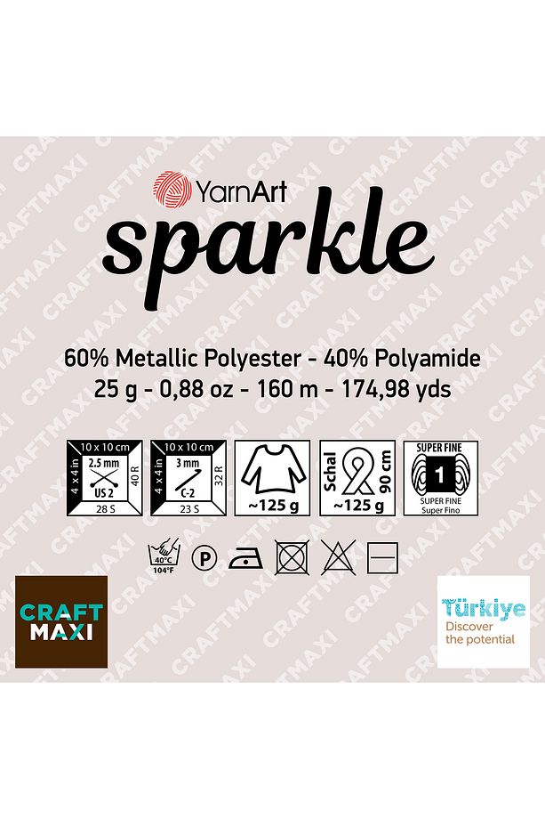 SPARKLE - ÖRGÜ İPİ ALTIN-1309 - 2