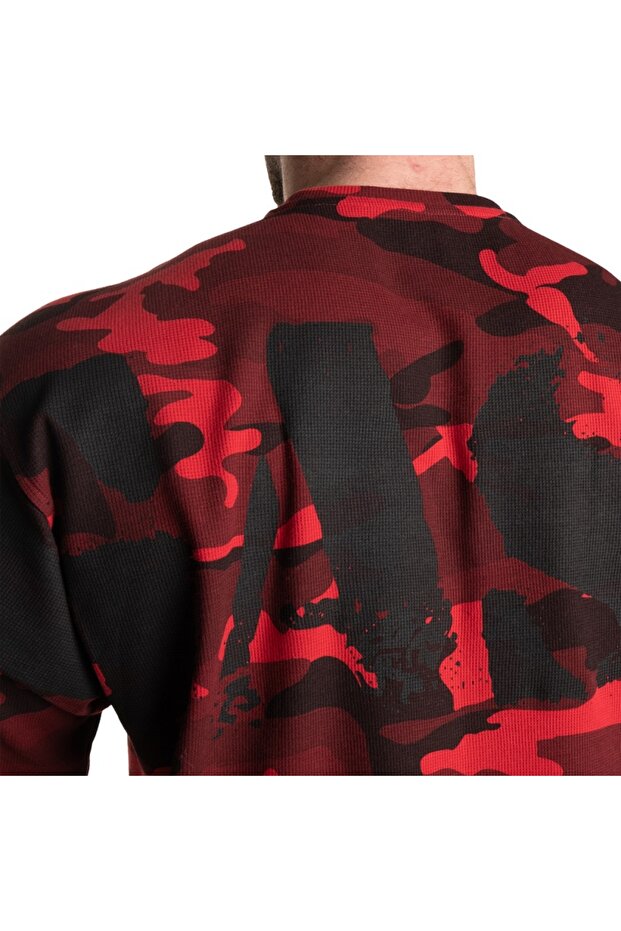 Thermal Skull Tee, Red Camo - 5