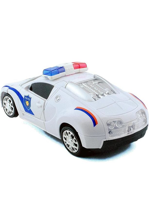 Apera AP-44 Dönüşen Robot Olan Oyuncak Polis Arabası Çarp ve Devam Et - 5