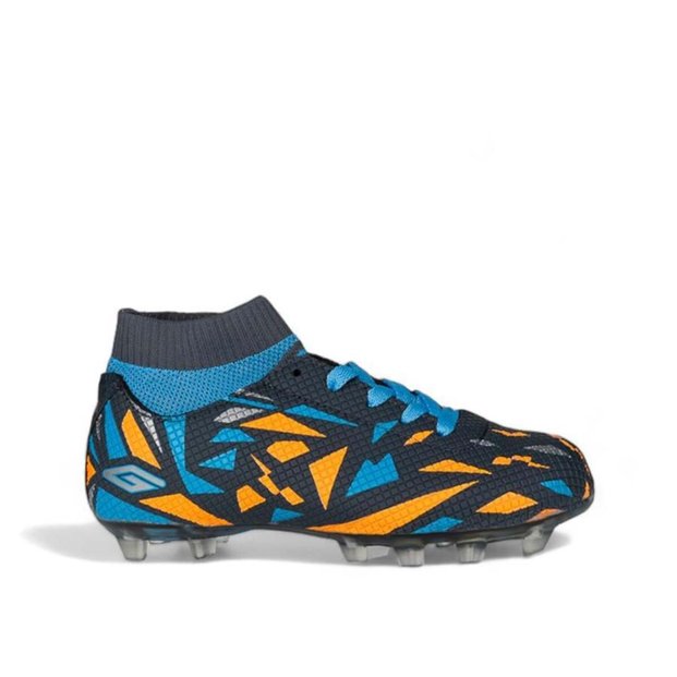 Dgn 2303 Flt Kids Smoked-Turquoise Sock Crampon Shoes
