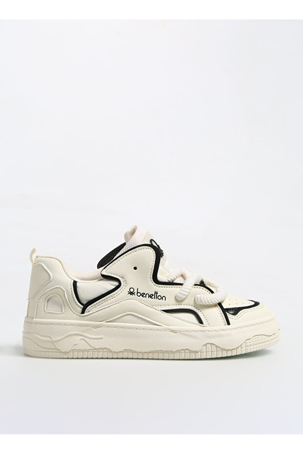 Beige - Black Women's Sneaker Bni-10100