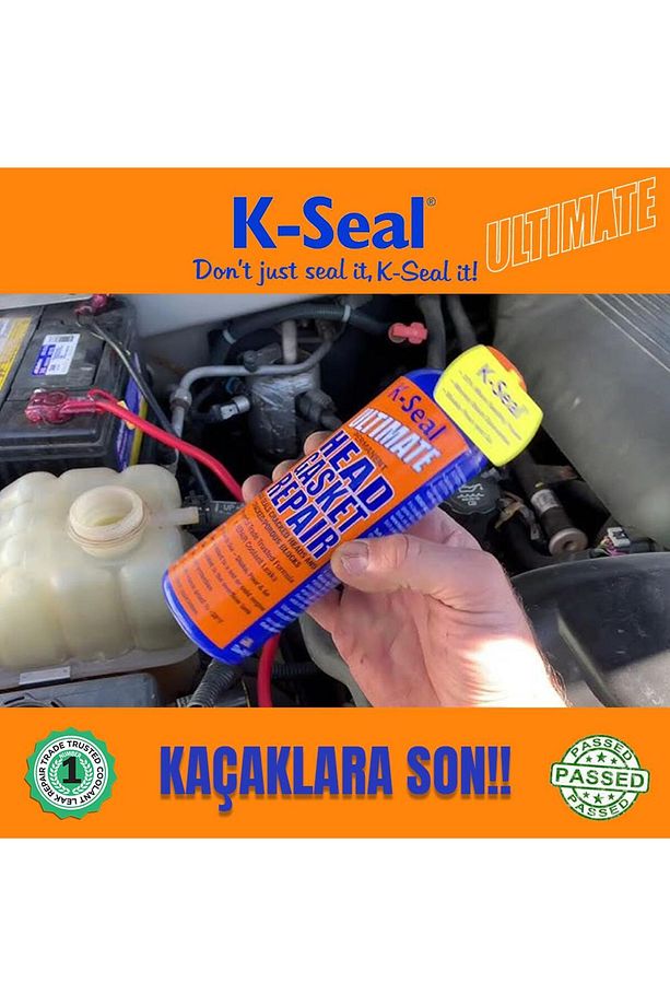 K-Seal Ultimate Çok Amaçlı Sıvı Soğutma Sıvısı Radyatör Kaçak Kalıcı Onarım 472ml - 4
