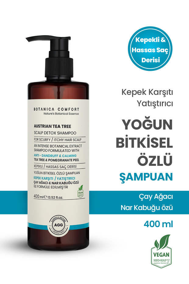 400 ML Anti Dandruff Shampoo - Anti-Dandruff and Grease, Pomegranate Shell Extract
